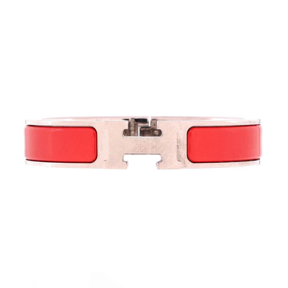Hermes Narrow Clic H Bracelet Enamel